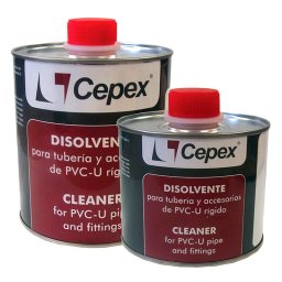 Disolvente limpiador para PVC Cepex - Bote 1.000 ml