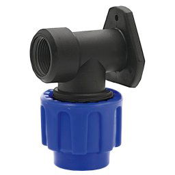 Codo grifo polietileno rosca hembra