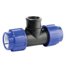 Te polietileno mixta rosca hembra - Ø 16 x ½" x 16