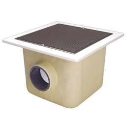Sumidero 512x512 prfv rejilla inox hormigón astralpool - Ø 200