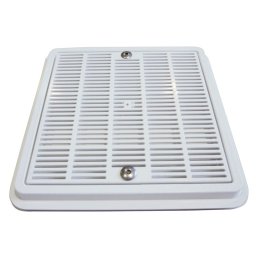 Rejas de desagüe para piscina privada astralpool - 410 x 410 mm inoxidable