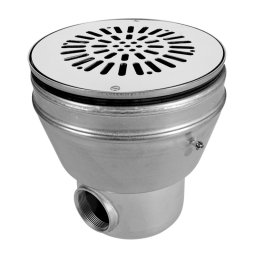 Sumidero circular acero inoxidable liner astralpool - Salida lateral 2" + salida inferior 1½"