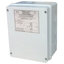Transformador de seguridad IP-65 encapsulado para piscina AstralPool - 35385 - 400 VA de 220-240V a 12-17 V