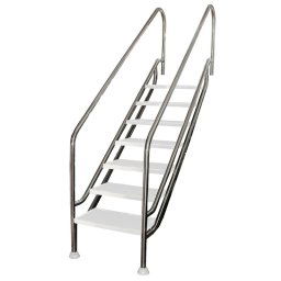 Escalera clásica de acceso a piscina 500 mm - 5 peldaños