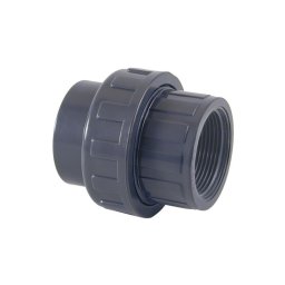 Enlace mixto 3 piezas pvc encolar y roscar hembra - Ø 63 x 2"