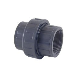 Enlace 3 piezas pvc roscar hembra - 1"
