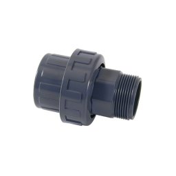 Enlace m/h 3 piezas pvc roscar - 1¼" x 1¼"