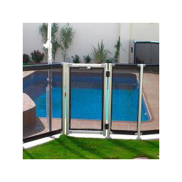 Módulo de 5 m con puerta para valla piscinas Flash N - Negro