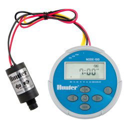 Programador autónomo a pilas Hunter Node - 1 estación con solenoide 9V