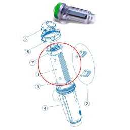 Electrodo célula idegis domotic ls - Para DOM-12LS / DOM2-12LS