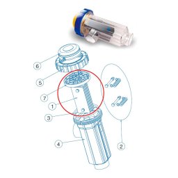 Electrodo célula idegis estandar - Para D-10