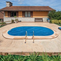 Cubierta isotérmica para piscina enterrada Gre ovalada - 700 x 320