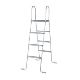 Escalera piscina elevada con plataforma 120-132 cm Gre ET1213