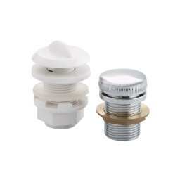 Toma de aire regulable minispas AstralPool - Frontal bronce cromado