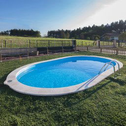 Piscina enterrada Gre Sumatra ovalada en kit - 700 x 320