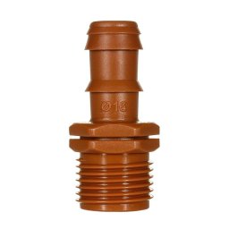 Enlace mixto Ø16 mm rosca macho riego por goteo (bolsa 50 uds.) - ½"