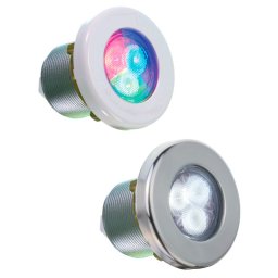 Proyector LumiPlus Mini V2 LED para spas AstralPool - Luz blanca - embellecedor Inox