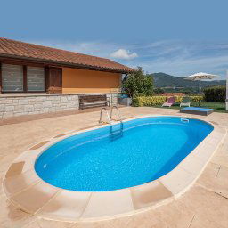 Piscina enterrada Gre Madagascar ovalada en kit - 800 x 400
