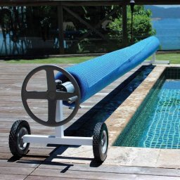 Pack manta térmica verano + enrollador piscinas 10x5 m