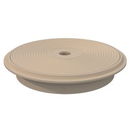 Tapa y aro circular skimmer 15 l AstralPool - Beige