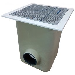 Sumidero norm 512x512 prfv rejilla inox hormigón astralpool - Ø 140