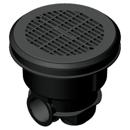 Sumidero norm abs rejilla plana piscina liner prefabricada astralpool - Gris antracita