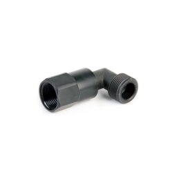 Codo giratorio para llave de plástico
