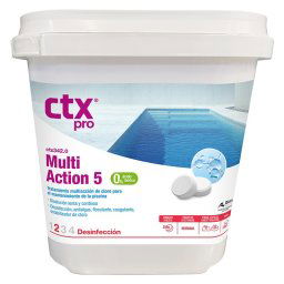 Cloro multiacción especial liner tabletas 250g CTX-342 - Pack 4 x 5 kg - 0% ácido bórico