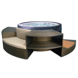 Spa portátil NetSpa Vita - Con muebles