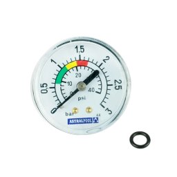 Manómetro ⅛" 3 kg/cm² filtro astralpool 4404010103