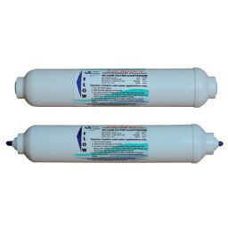 Cartucho Carbón Activo GAC In-Line 2"x10" Antibacterias - QF H ¼"