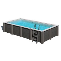 Piscina composite Gre Avantgarde Nova rectangular 595x315 - Con foco proyector LED