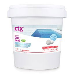 Cloro lento tricloro en tabletas 250g CTX-370 - 25 kg - 0% ácido bórico
