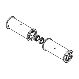 Rodillo porta cepillos zodiac vortrax (pack 2 uds.) r0962900