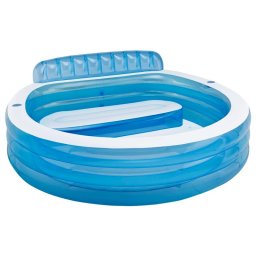 Piscina hinchable familiar intex con banco 224x216x76 57190np