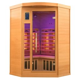 Sauna infrarrojos apollon quartz rinconera 2-3 personas