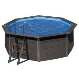 Cubierta isotérmica piscina composite gre redonda