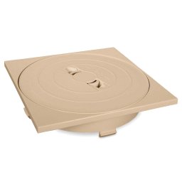 Marco cuadrado y tapa circular skimmer 17,5 litros AstralPool - Beige