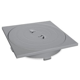 Marco cuadrado y tapa circular skimmer 17,5 litros AstralPool - Gris claro