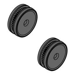 Ruedas traseras zodiac tornax pixel (pack 2 uds.) r0771900