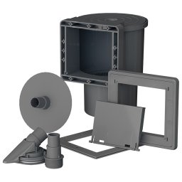 Skimmer gris y boquilla de impulsión gre ar100g