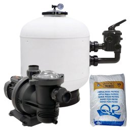 Pack filtración skypool plus by poolaria - Ø 500 mm - salidas 1½"