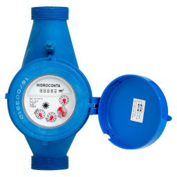 Contador de agua chorro múltiple plástico hidroconta hidrojet - 1¼" - DN32