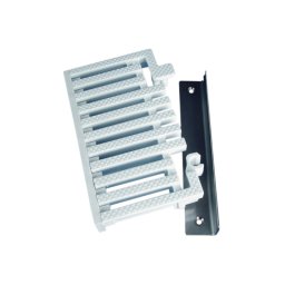 Kit terminal placa rejilla longitudinal astralpool - alto 24 mm, ancho 245 mm