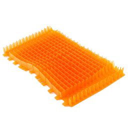 Cepillo combinado naranja PVC Dolphin sin anillo 6101543