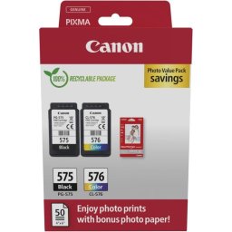 Cartucho de Tinta Original Canon PG-575 + CL-576 Pack de 2 Unidades