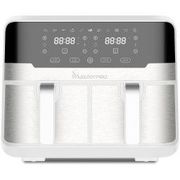 MasterPro Rocket Duo 900 Freidora sin Aceite Doble 9L 2100W Blanca