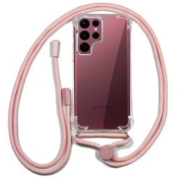 Cool Funda Cordón Rosa para Samsung Galaxy S22 Ultra S908