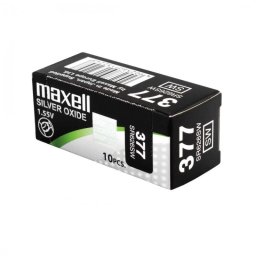 Maxell SR626SW Pack de 10 Pilas de Botón 377