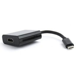 Gembird A-CM-HDMIF-01 Adaptador HDMI a USB-C Hembra/Macho Negro
